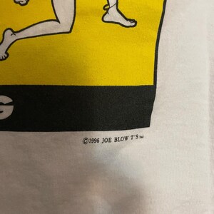 Vintage 1996 Iron Man Beerathlon T-shirt pour homme blanc moyen Joe Blow T's Delta image 6