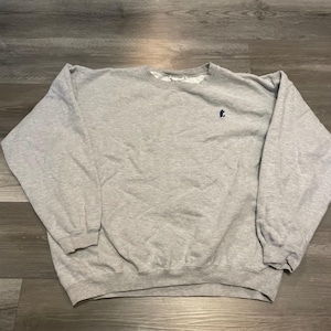 Walt Disney World Mens Mickey Mouse Embroidered Crewneck Sweatshirt Gray XL image 1