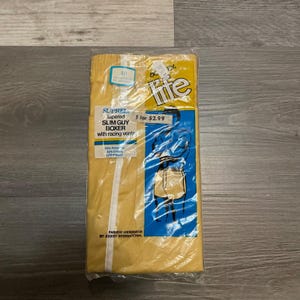 Calzoncillos bóxer Jockey Life Suprel Slim Guy vintage de 1972, amarillos, con ventilación para carreras, talla 40, NUEVOS