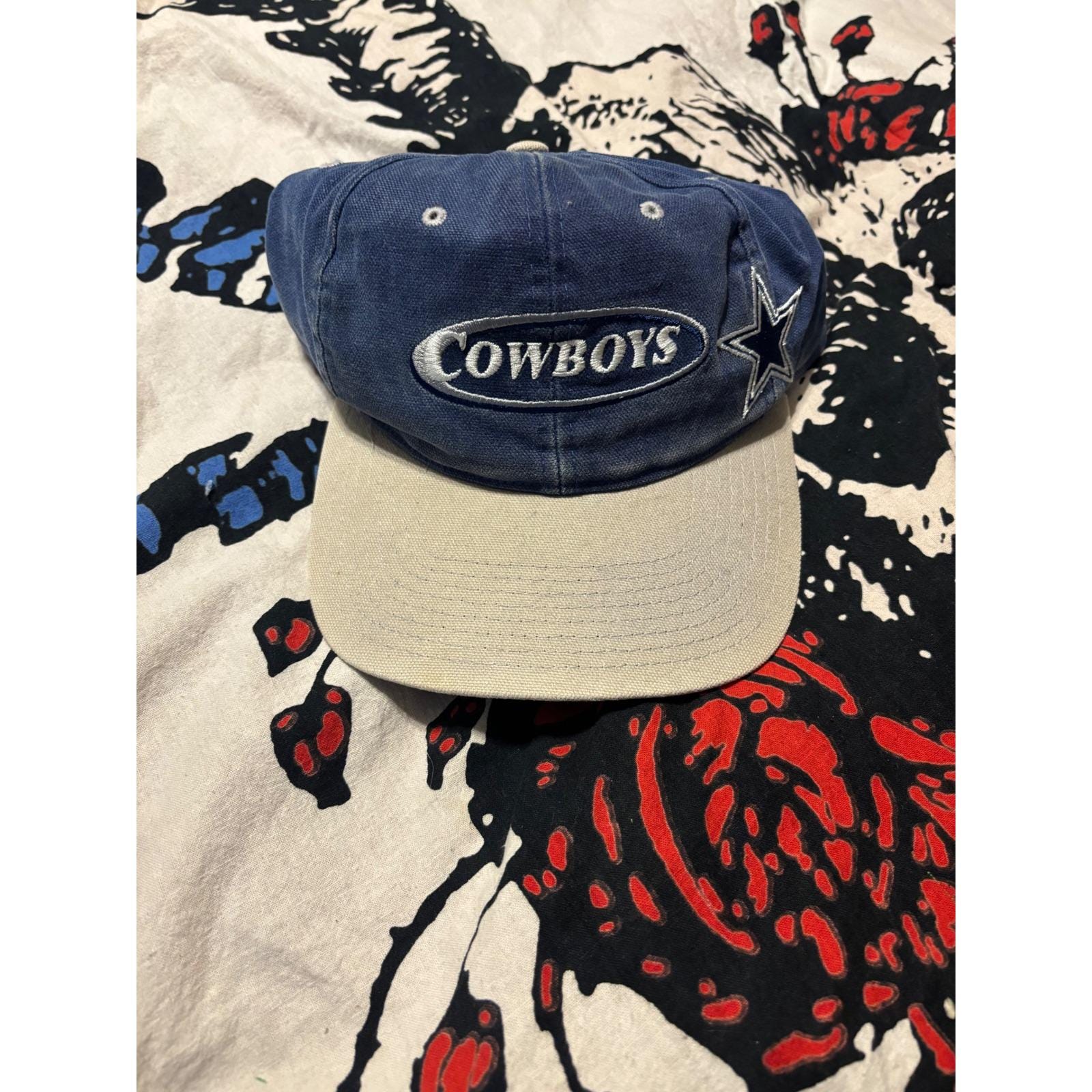 VINTAGE chapeau casquette des cowboys de Dallas snap Back The