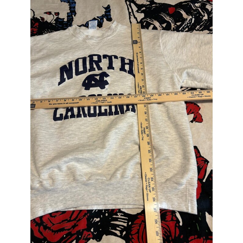 Vintage Champion North Carolina Sweatshirt XXL Gray Heather UNC Tar Heels USA image 5
