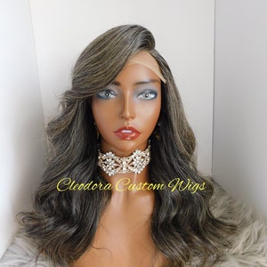 Wig Chloe/READY TO SHIP/Handmade Custom unit/Authentic Raw Cambodian Virgin Human hair bundles /13*4 lace frontal wig/Fits Head size medium