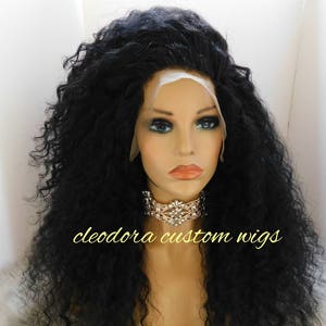 Wig Wendy/Handmade Custom Wig/Made to Order/deep wave 13*4 Lace Front Wig/100% Brazilian Unprocessed Virgin Human hair/ Wig length 18 inches