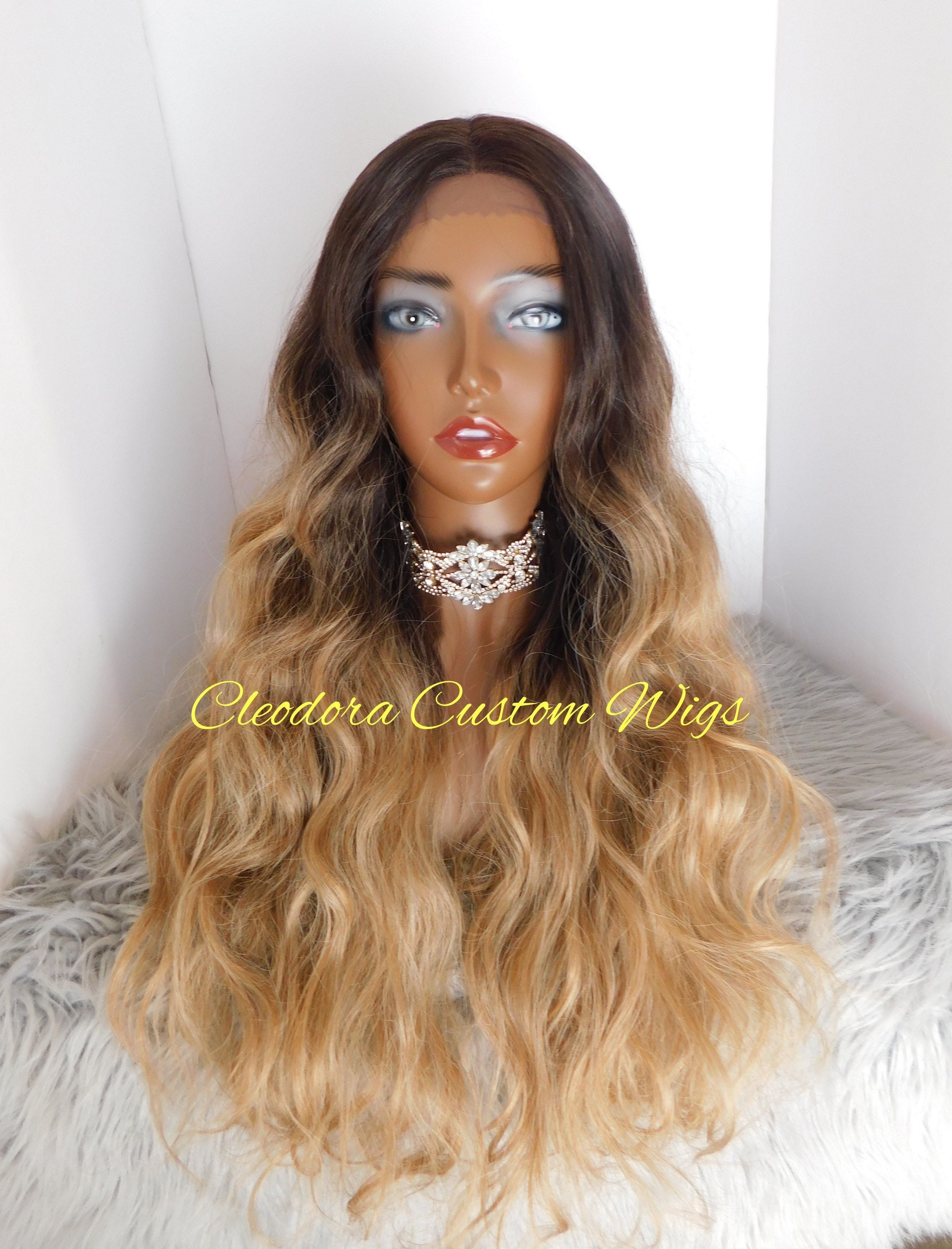 Ombre Blonde Body Wave Wig: 20