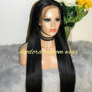 Wig Bree/Handmade Custom Wig/Made To Order/Wig Duplication/ Authentic Raw Unprocessed Cambodian Virgin Human Hair /Wig Length 24 inches