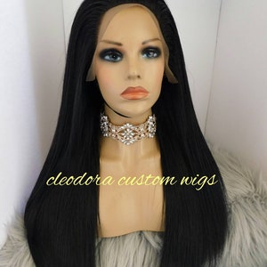 Wig Ellen/MADE TO ORDER/Handmade Custom Wig/Authentic Raw Cambodian Virgin Human hair/13*4 lace front Wig/Wig length 18 inches