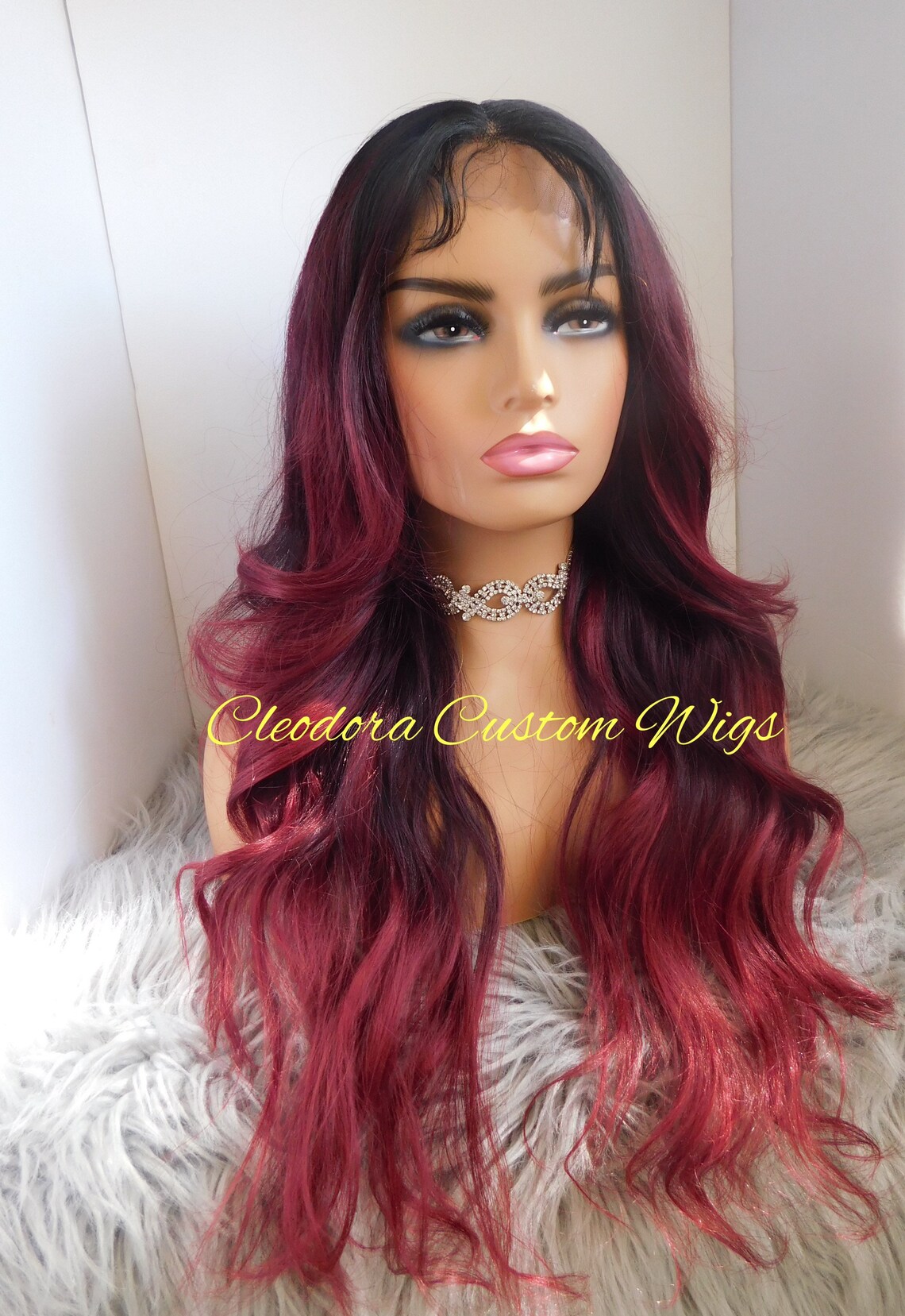 Wig Jenny/machine Sewn Luxury Synthetic Wig/wig Length 22 Etsy
