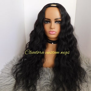 Wig Kelly/Made to Order/Handmade Custom Wig/ U- Part Wig/Authentic Raw Cambodian Virgin Human Hair/ Wig Length 24 inches