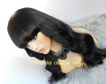 Wig Selena/made to Order/handmade Chinese Bangs Custom Wig/ - Etsy Wig Selena/made to Order/handmade Chinese Bangs Custom Wig/ - Etsy