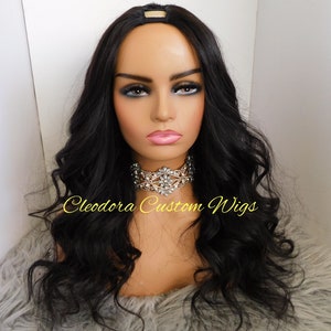 Wig Kelly 2/READY TO SHIP/Handmade Custom Wig/ U- Part Wig/Authentic Raw Cambodian Virgin Human Hair/18 inches