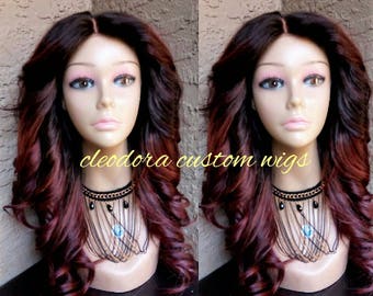 Wig Fiona/ Handmade Custom Wig/Made to Order unit/Unprocessed Raw Filipino virgin human hair/ Custom colored/Get a Recreation of this Unit