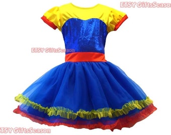 Inspired Bely y Beto Birthday Dress Bely Girl Kids Costume - Disfraz Bely y Beto Mod B