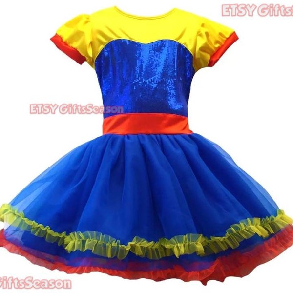 Inspired Bely y Beto Birthday Dress Bely Girl Kids Costume - Disfraz Bely y Beto Mod B