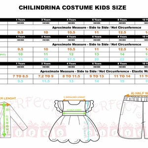 Inspired Chilindrina Halloween costume Chilindrina Kid Child Costume Cosplay Chilindrina Inspired image 4