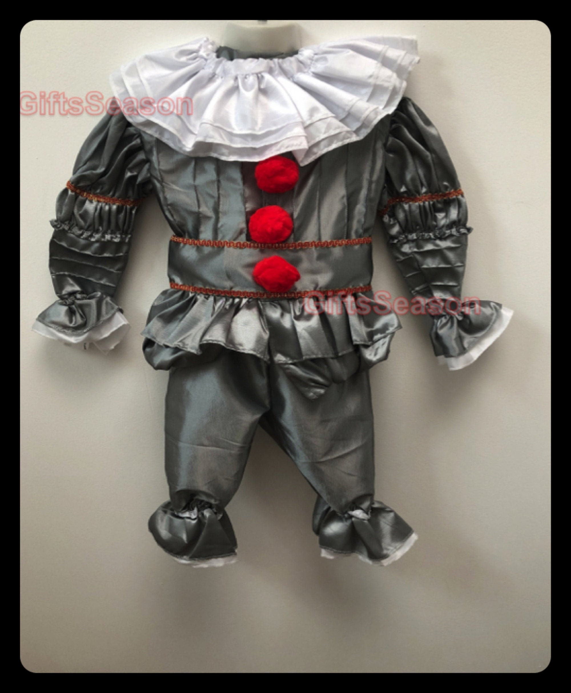 Inspired Pennywise Costume Halloween 2019 Kids Child Boys HalloweenCo…