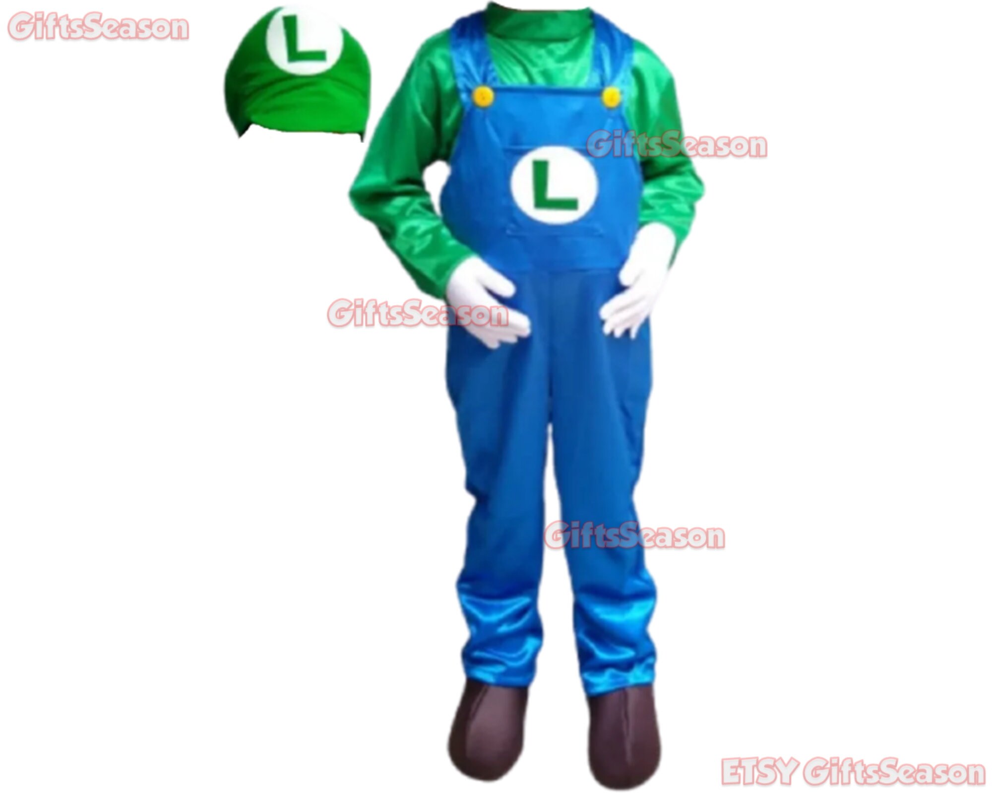 Inspired Luigi Halloween costume Luigi 2020 Child Costume Etsy