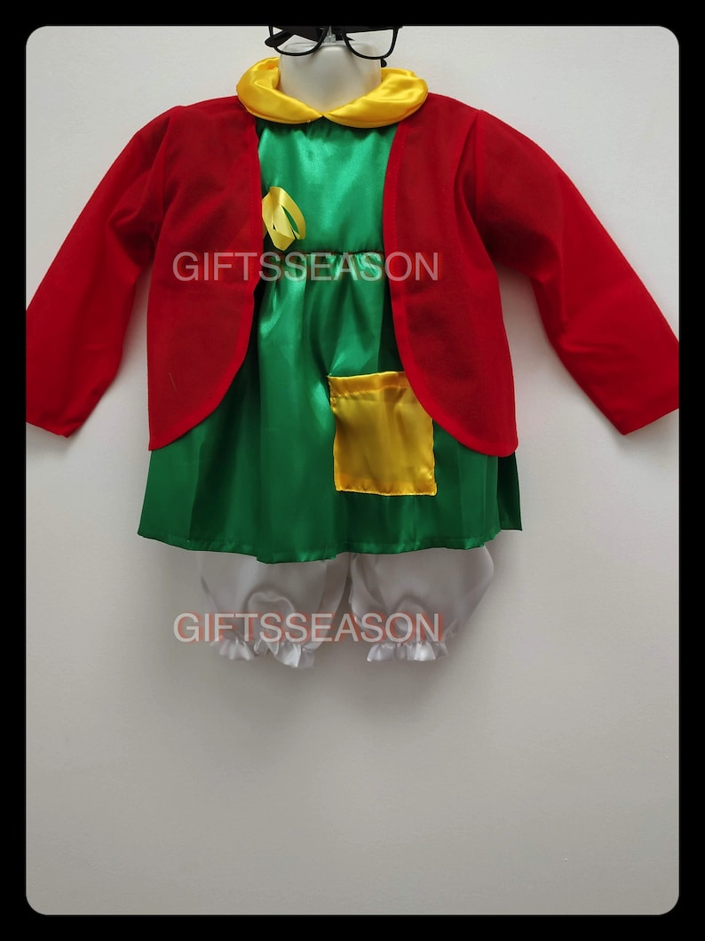 Inspired Chilindrina Halloween costume Chilindrina Kid Child Costume Cosplay Chilindrina Inspired image 1