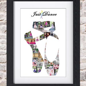 Dance Word Art Poster Board 11x14, 16x20, 20x30 sizes - Ballet,  Photography, Fun Gifts, or For Home Decorating!