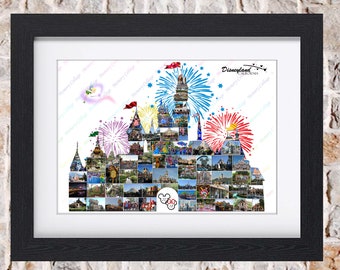 Sleeping Beautys Actual Castle California Photo Collage Wall Art Home Decor Digital Printable