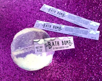 Bath bomb labels | Etsy