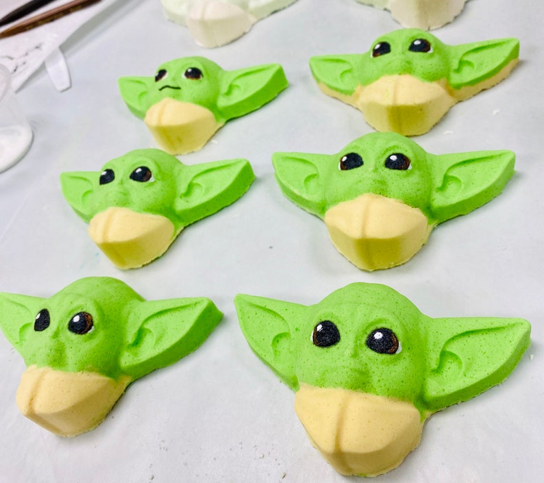 Baby Yoda Bath Bomb Baby Yoda Mandalorian Gift Star Wars Etsy