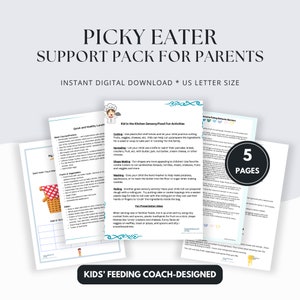 Hulpmiddelen voor ouders van Picky Eater, ontworpen door clinici