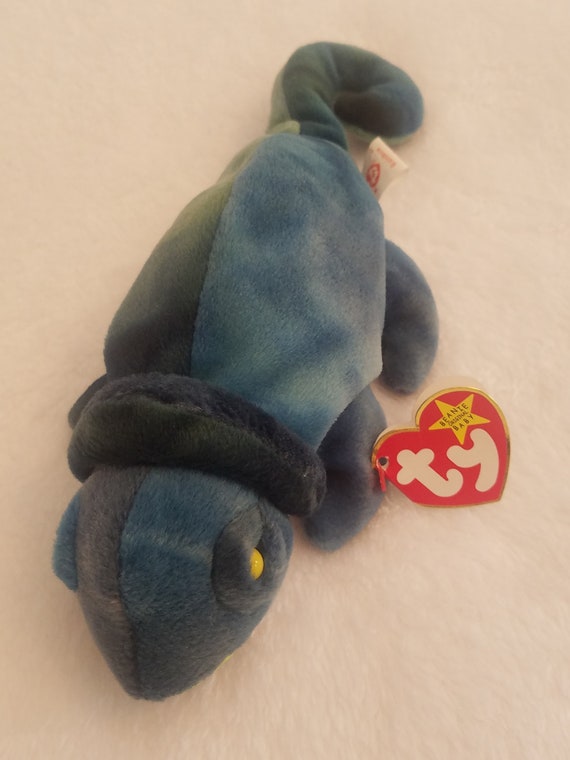 ty beanie baby rainbow chameleon 1997