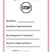 Behavior Reflection Stop and Think Worksheet for Kids - Impulse Control ...