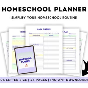 The Ultimate Printable Homeschool Planner