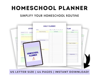 The Ultimate Printable Homeschool Planner