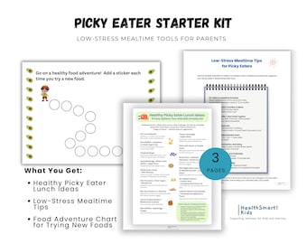 Kit de démarrage Picky Eater imprimable Aide à essayer de nouveaux aliments pour les enfants