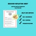 Behavior Reflection Stop and Think Worksheet for Kids - Impulse Control ...