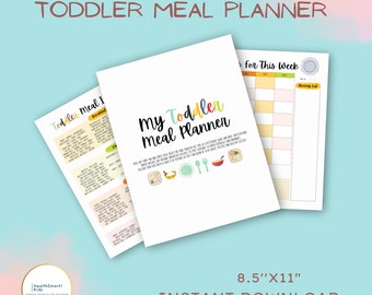 Ultimate Toddler Meal Planner Printable