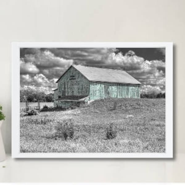 Barn Print, Rustic Art Print, Farm Art, Farmhouse Printable, Fixer Upper style art, Art Print, Wall Art, Printable, Instant Download