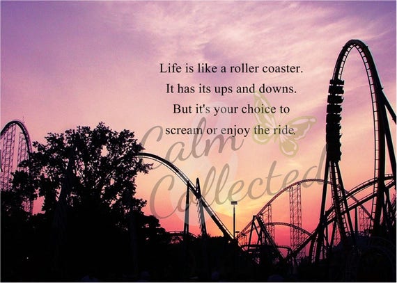 Digital Art Download Life Is Like A Roller Coaster Art Etsy Digital Art Download Life Is Like A Roller Coaster Art Etsy