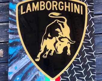 Lamborghini Custom Split Painting. Made to order.