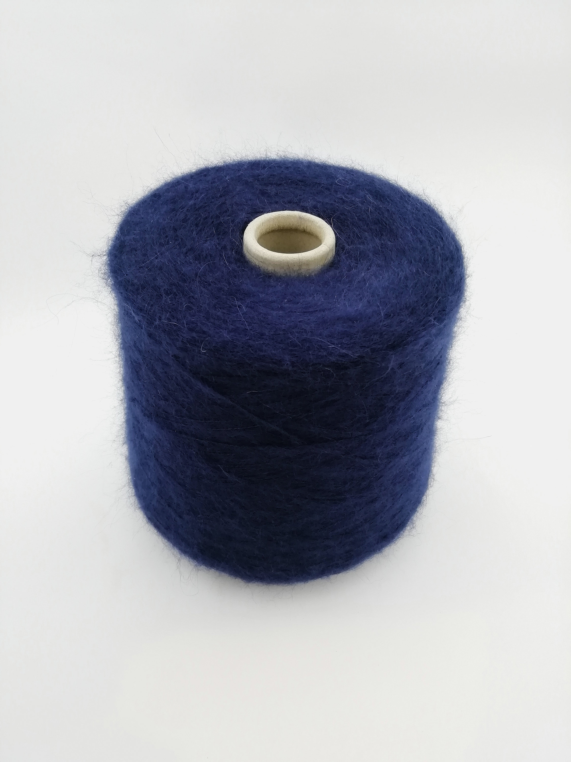Mohair weaving yarn Navy blue kidmohair Gift yarn on cone Etsy