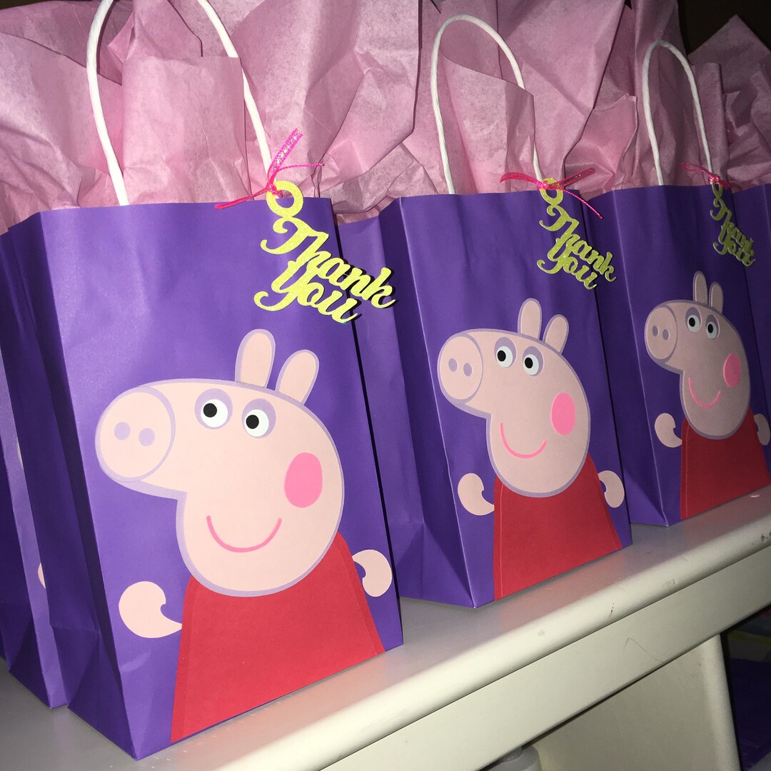 Peppa Pig Party Bags Etsy UK