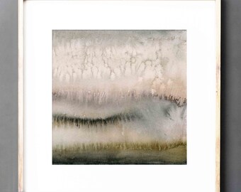Abstract Painting Printable Art, Watercolor Painting Digital Download, Printable Wall Art for Living Room, Small Abstract Digital Print