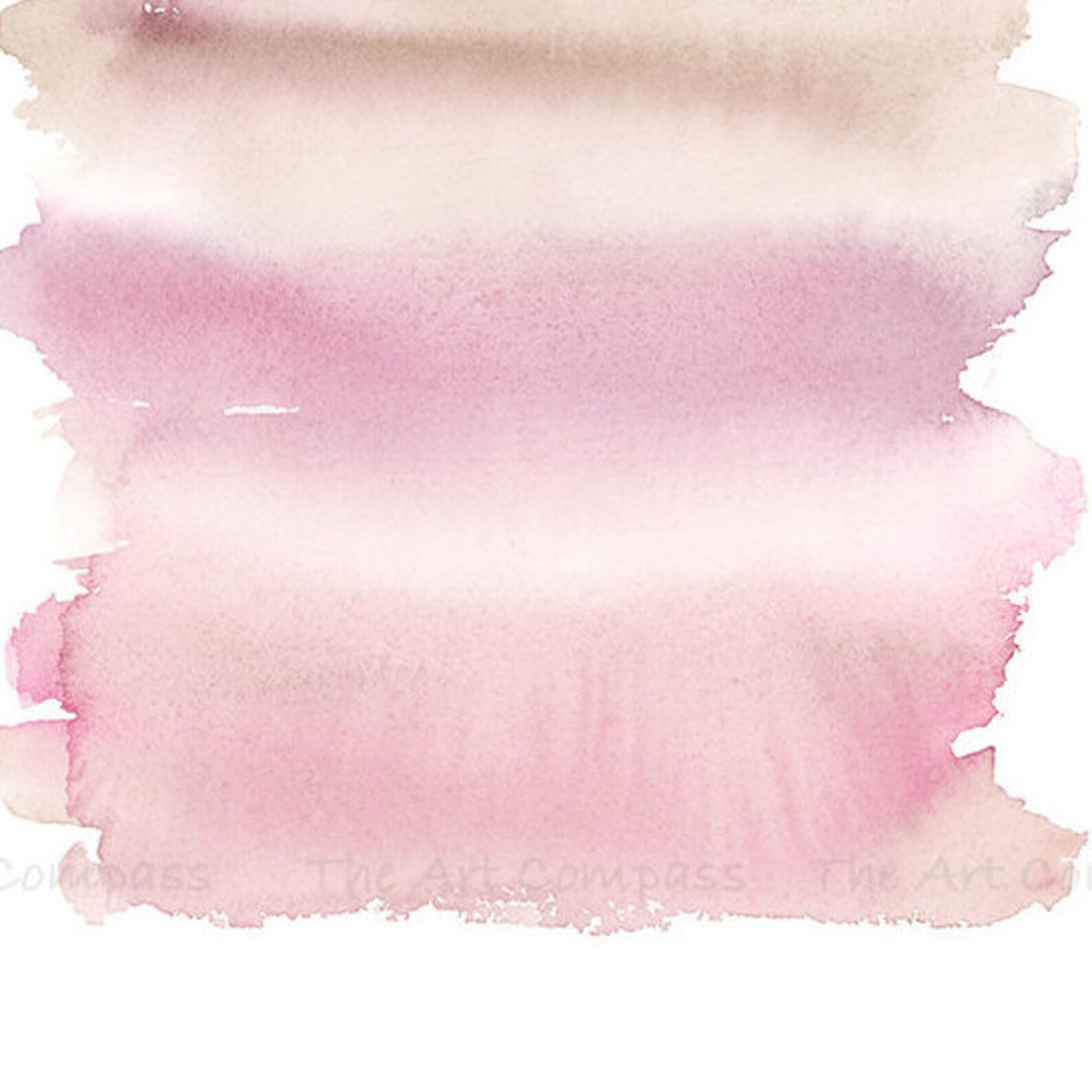 Blush Abstract Art Printable Wall Art of Watercolor Painting Etsy