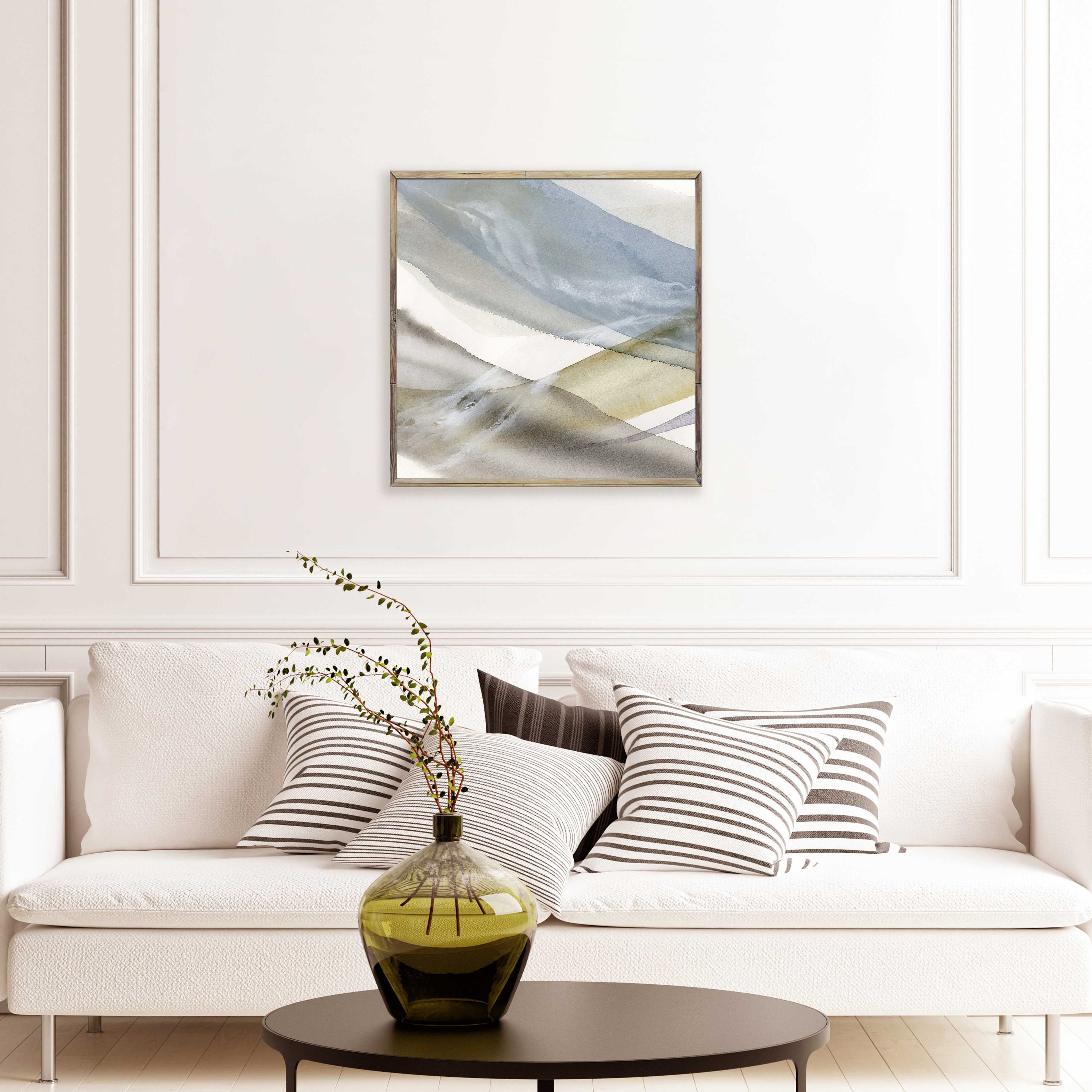 Printable Art Set of 2 Square Abstract Prints Neutral Artwork - Etsy