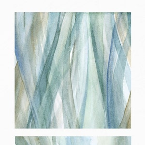 Printable Wall Art Set of 4 Prints, Abstract Painting Gallery Wall Set ...