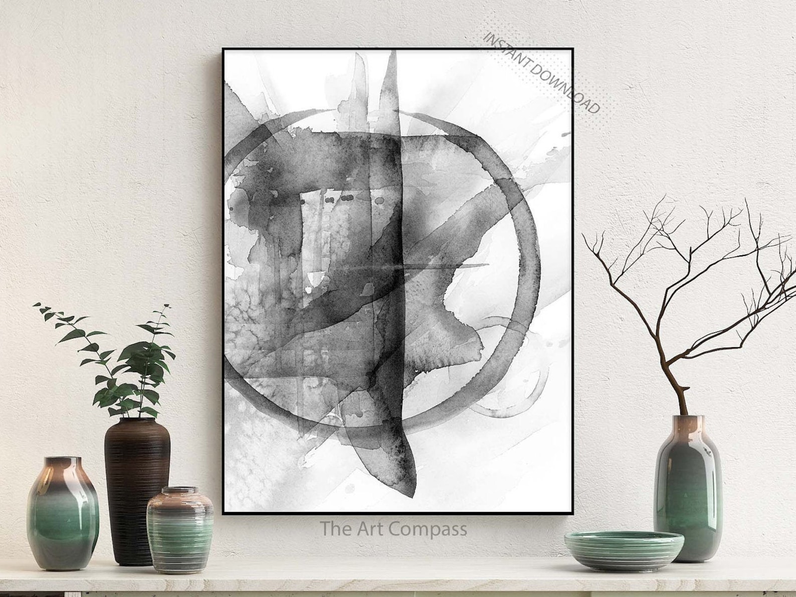 Downloadable Print Black and White Printable Wall Art of - Etsy