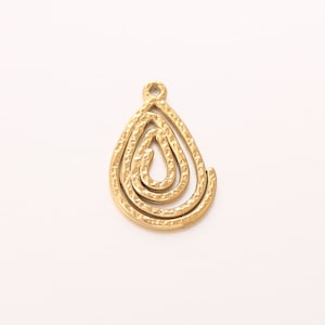 Stainless Steel Drop Charm Jewelry Necklace Pendant Accessories Y1001