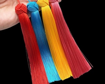 Long Tassels Polyester Silk Tassels(140mm, 2pcs)LP018