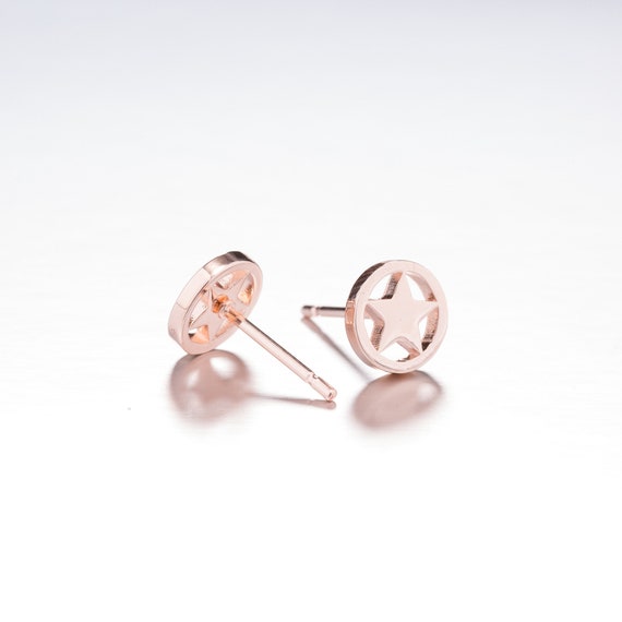 Tiny Spade Earrings | Giles & Brother