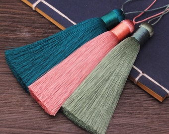 120MM High Quality Silk Tassels,Fat Tassels,Fat Silk Tassels Jewelry Making Tassels, Handmade Tassels YD003