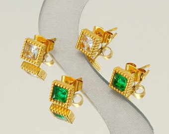 18KWG ブローチ JEWELRY 貴金属・宝石 サファイアブローチ ダイヤモンド