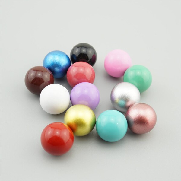 5pcs 12mm Mixed ColorsRound Chime Ball, Harmony Ball, Mexican Musical Bola Ball, Angel Caller Balls for Pregnancy Mom MYZ002