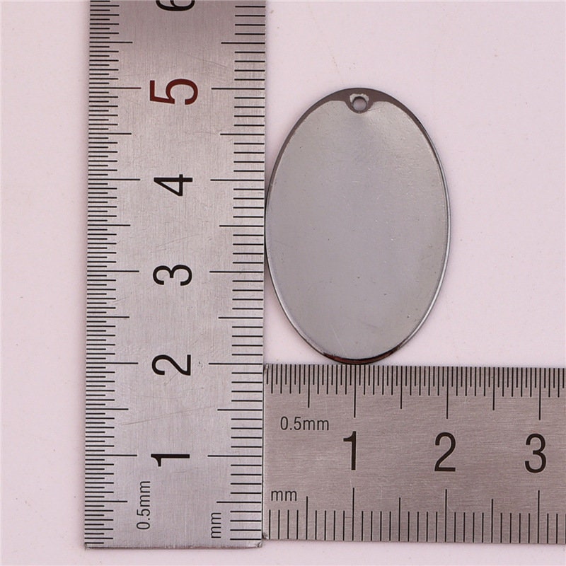 20pcs 30x20mm Brass Flat Oval Charm Pendants JS7980 Etsy